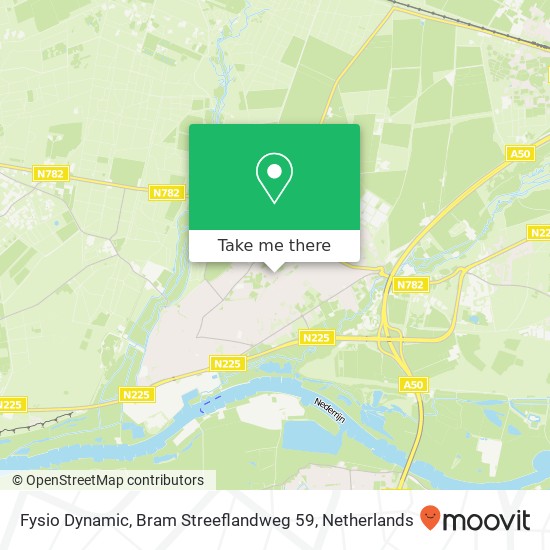 Fysio Dynamic, Bram Streeflandweg 59 map