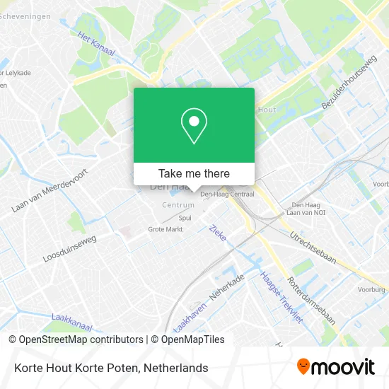 Korte Hout Korte Poten map