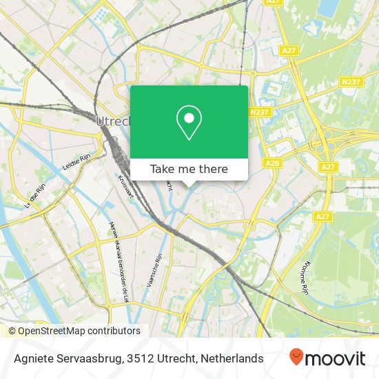 Agniete Servaasbrug, 3512 Utrecht map