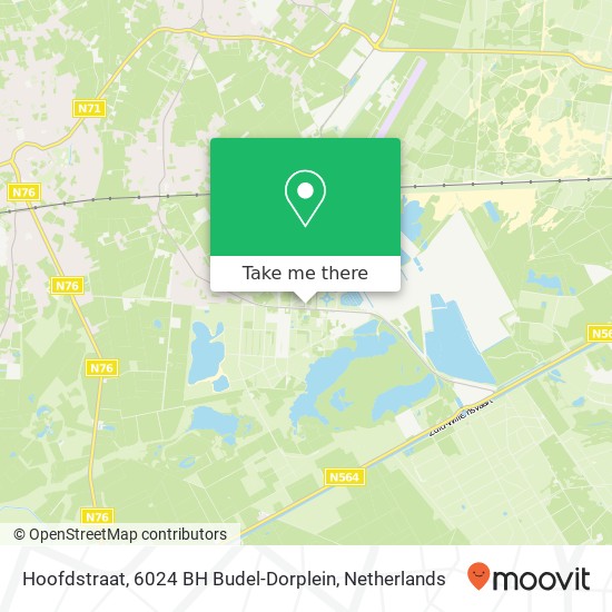 Hoofdstraat, 6024 BH Budel-Dorplein map