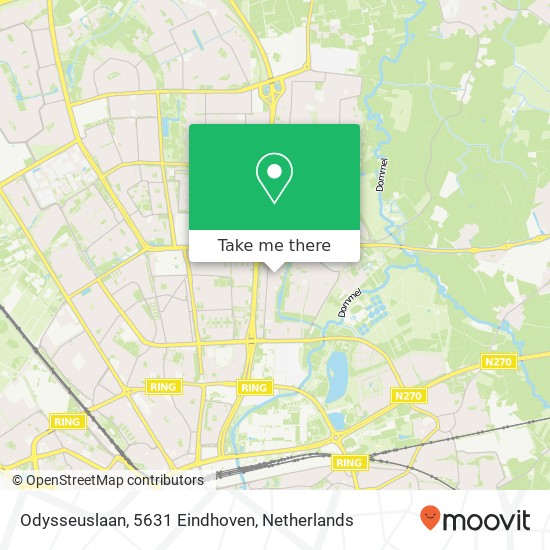 Odysseuslaan, 5631 Eindhoven Karte