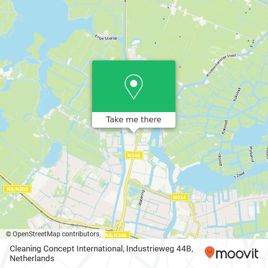 Cleaning Concept International, Industrieweg 44B Karte