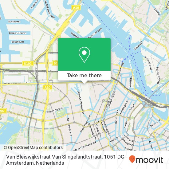 Van Bleiswijkstraat Van Slingelandtstraat, 1051 DG Amsterdam map