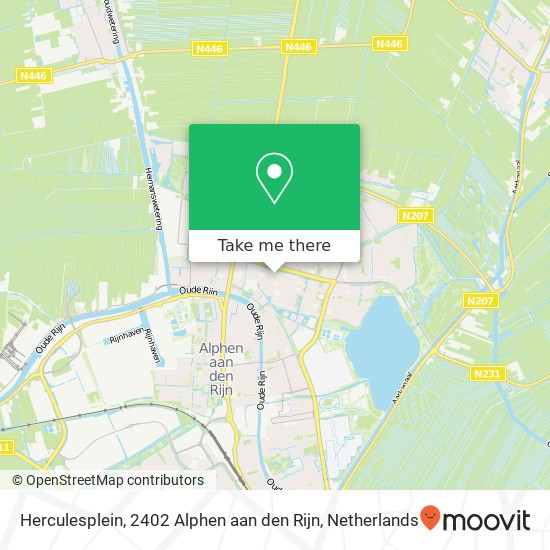 Herculesplein, 2402 Alphen aan den Rijn map