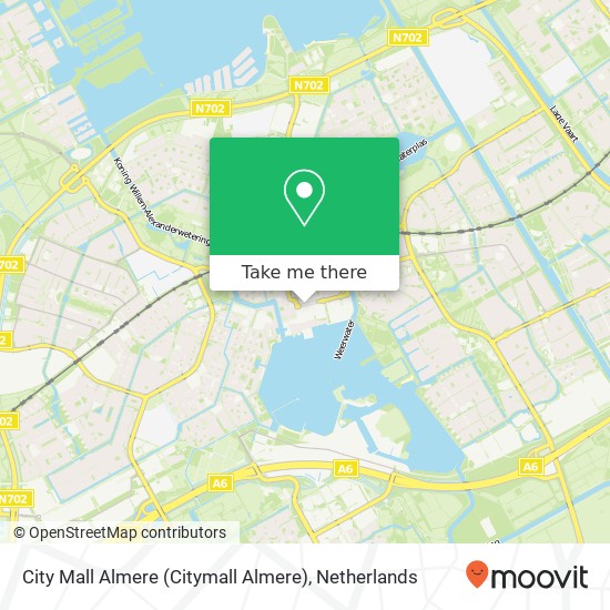 City Mall Almere (Citymall Almere) Karte