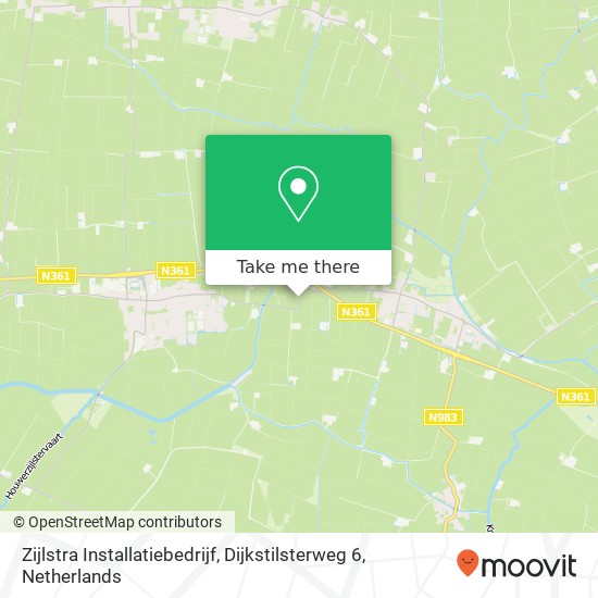 Zijlstra Installatiebedrijf, Dijkstilsterweg 6 map