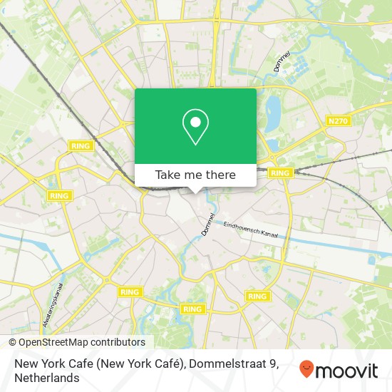 New York Cafe (New York Café), Dommelstraat 9 map