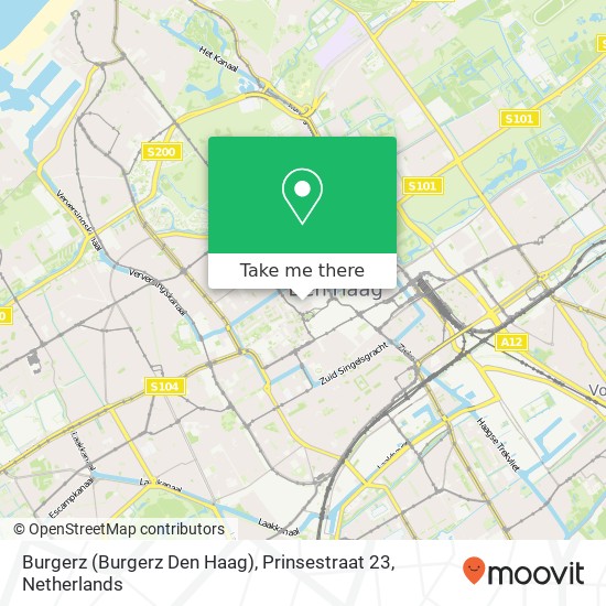 Burgerz (Burgerz Den Haag), Prinsestraat 23 map