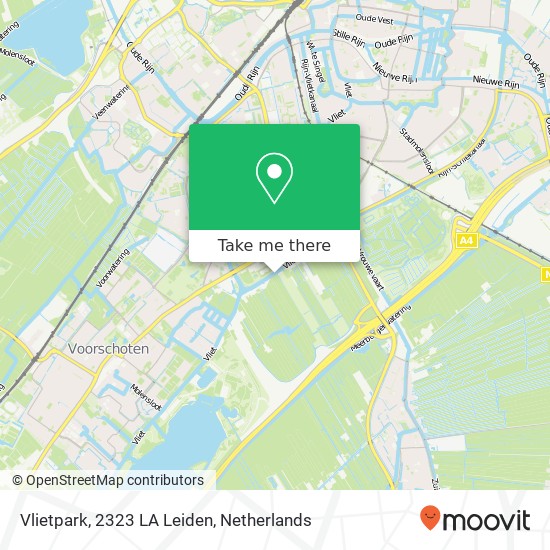 Vlietpark, 2323 LA Leiden map