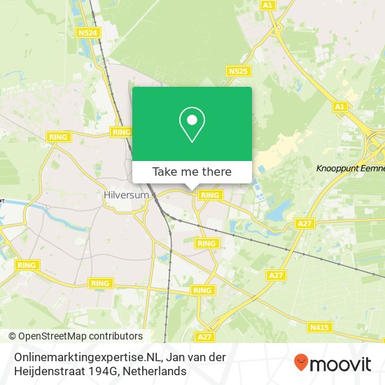 Onlinemarktingexpertise.NL, Jan van der Heijdenstraat 194G map