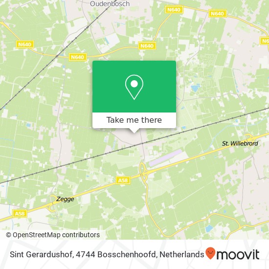 Sint Gerardushof, 4744 Bosschenhoofd map