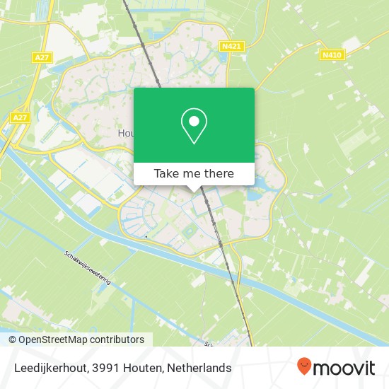 Leedijkerhout, 3991 Houten map