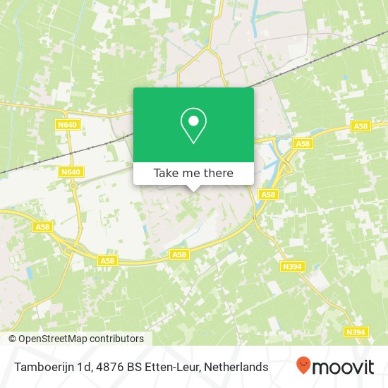 Tamboerijn 1d, 4876 BS Etten-Leur map