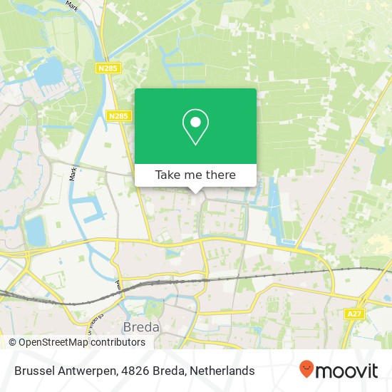 Brussel Antwerpen, 4826 Breda map