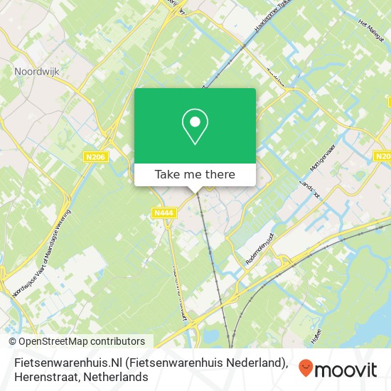 Fietsenwarenhuis.Nl (Fietsenwarenhuis Nederland), Herenstraat Karte