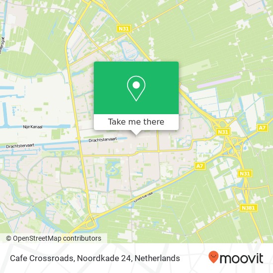 Cafe Crossroads, Noordkade 24 map