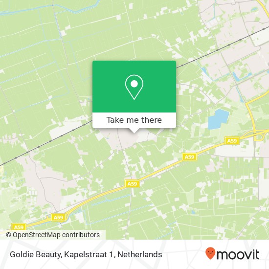 Goldie Beauty, Kapelstraat 1 map