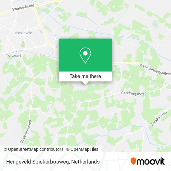 Hengeveld Spiekerbosweg map