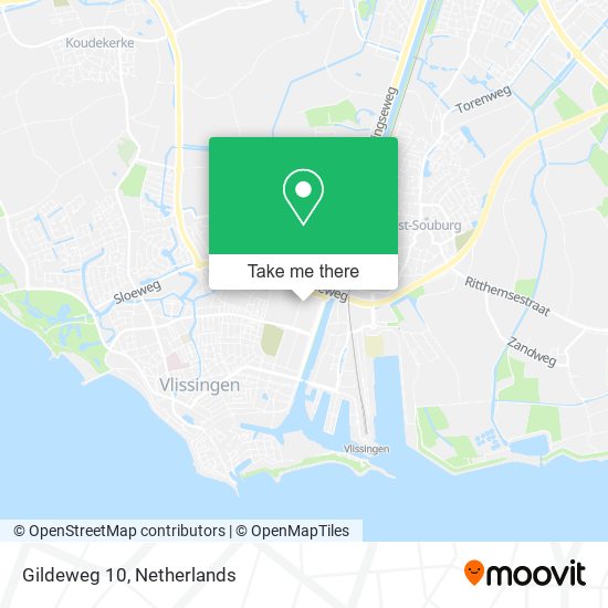 Gildeweg 10 map