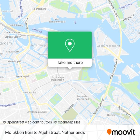 Molukken Eerste Atjehstraat map