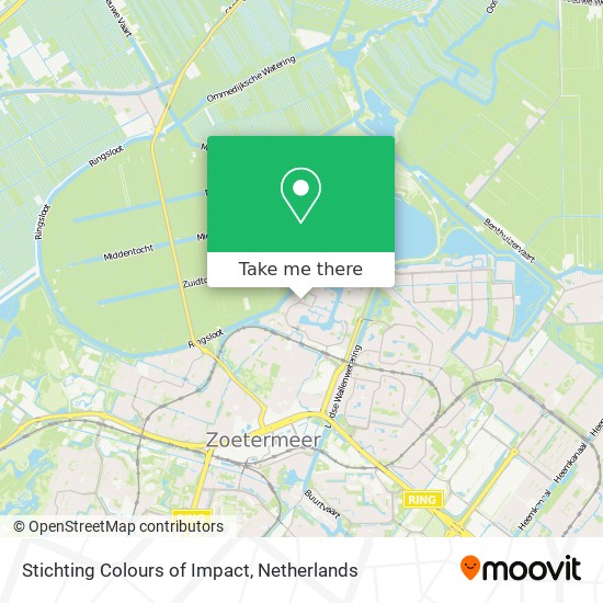 Stichting Colours of Impact map