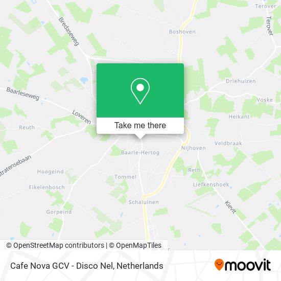 Cafe Nova GCV - Disco Nel map