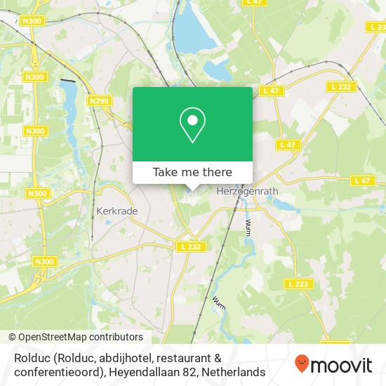 Rolduc (Rolduc, abdijhotel, restaurant & conferentieoord), Heyendallaan 82 map