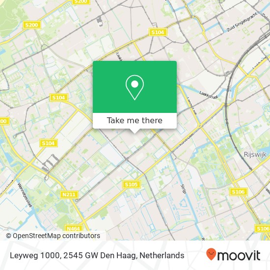 Leyweg 1000, 2545 GW Den Haag map