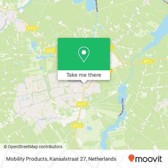 Mobility Products, Kanaalstraat 27 map