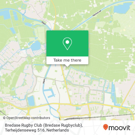 Bredase Rugby Club (Bredase Rugbyclub), Terheijdenseweg 516 map