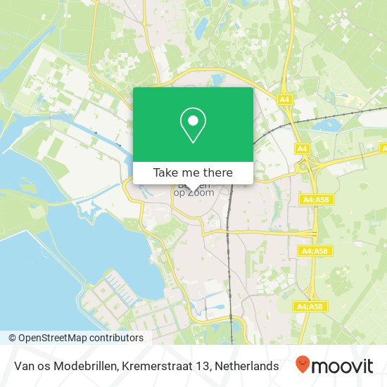 Van os Modebrillen, Kremerstraat 13 map