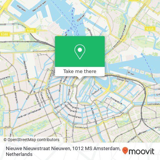 Nieuwe Nieuwstraat Nieuwen, 1012 MS Amsterdam map