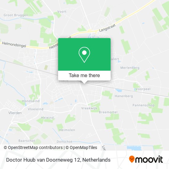 Doctor Huub van Doorneweg 12 map