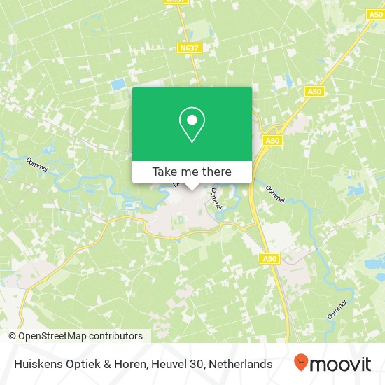 Huiskens Optiek & Horen, Heuvel 30 map