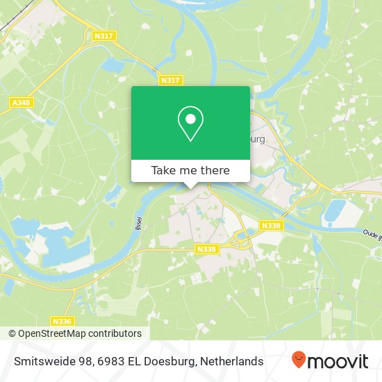 Smitsweide 98, 6983 EL Doesburg map