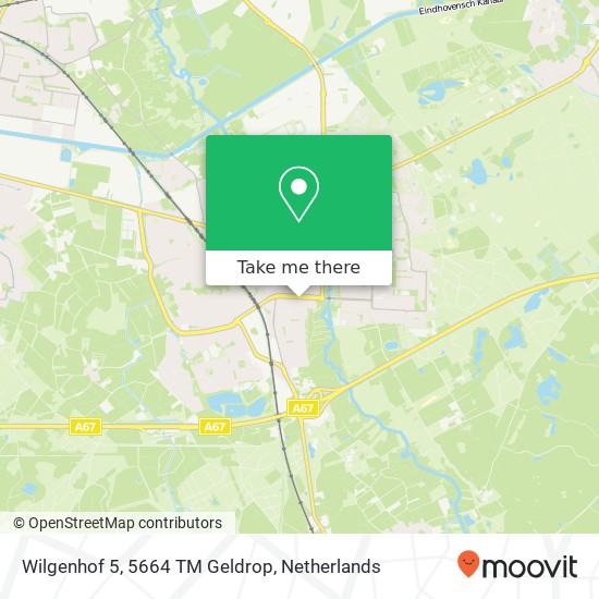 Wilgenhof 5, 5664 TM Geldrop map