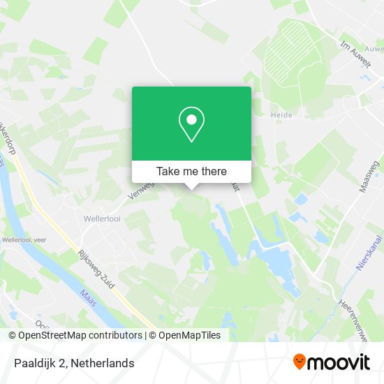 Paaldijk 2, 5856 CA Wellerlooi map