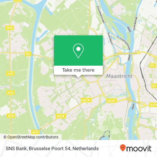 SNS Bank, Brusselse Poort 54 map