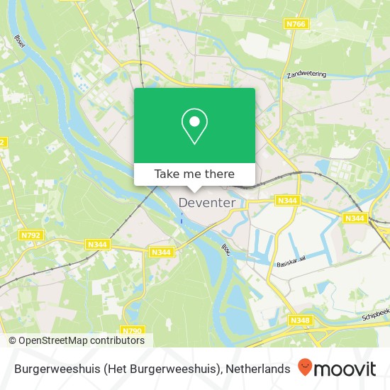 Burgerweeshuis (Het Burgerweeshuis) Karte