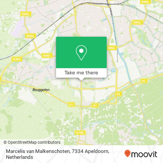 Marcelis van Malkenschoten, 7334 Apeldoorn map