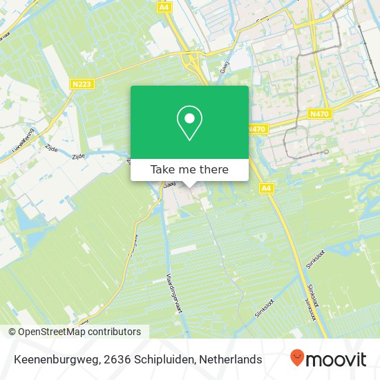 Keenenburgweg, 2636 Schipluiden map