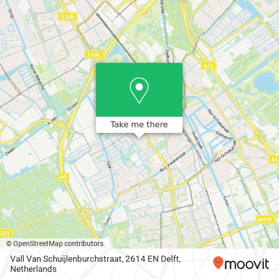 Vall Van Schuijlenburchstraat, 2614 EN Delft Karte