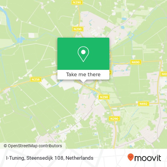 I-Tuning, Steensedijk 108 map