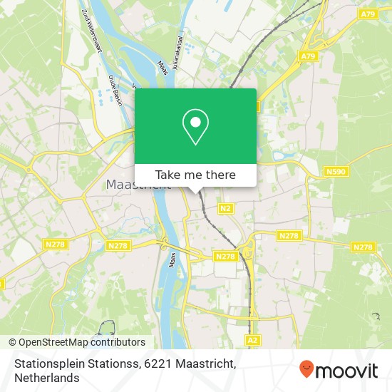 Stationsplein Stationss, 6221 Maastricht map
