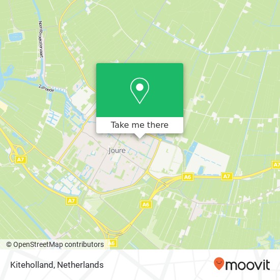 Kiteholland map