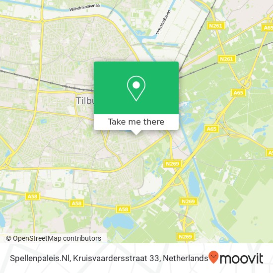 Spellenpaleis.Nl, Kruisvaardersstraat 33 map