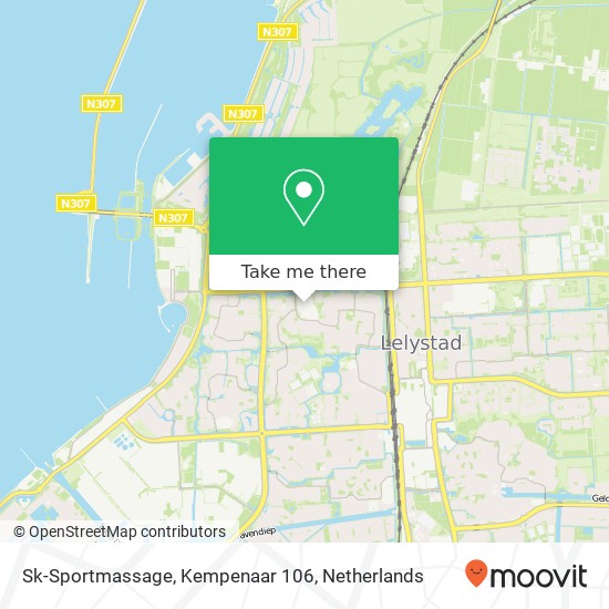 Sk-Sportmassage, Kempenaar 106 map