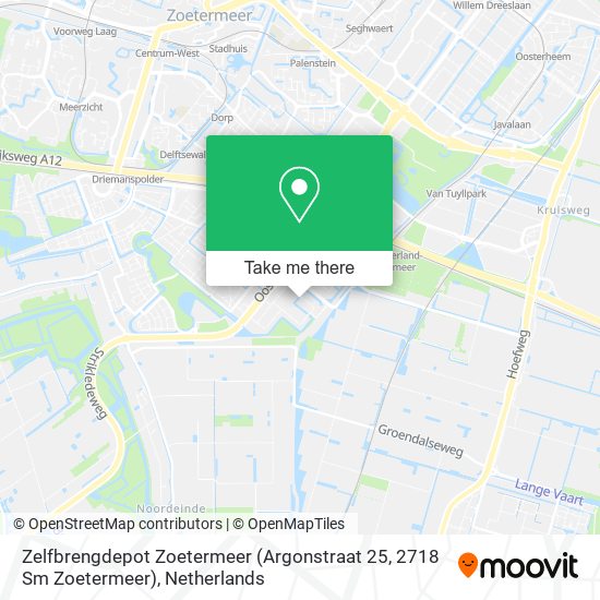Zelfbrengdepot Zoetermeer (Argonstraat 25, 2718 Sm Zoetermeer) map