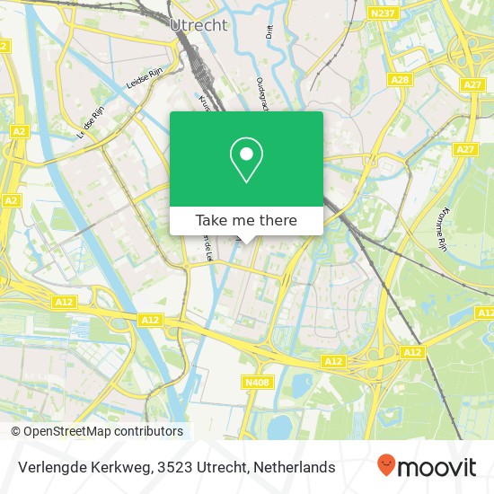 Verlengde Kerkweg, 3523 Utrecht map