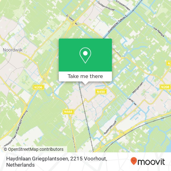 Haydnlaan Griegplantsoen, 2215 Voorhout Karte